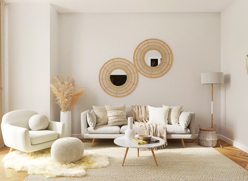 Renovated living room with natural light
